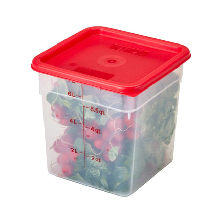 Hộp Đựng Thực Phẩm Vuông Cambro 8SFSPP190 7.6 lít - CamSquare®, Trong Mờ