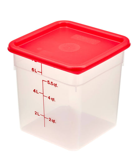 Hộp Đựng Thực Phẩm Vuông Cambro 8SFSPP190 7.6 lít - CamSquare®, Trong Mờ