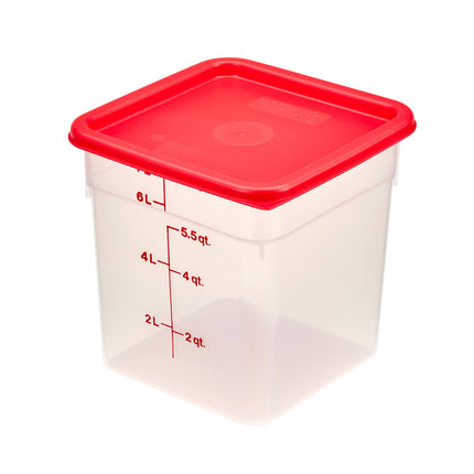 Hộp Đựng Thực Phẩm Vuông Cambro 8SFSPP190 7.6 lít - CamSquare®, Trong Mờ