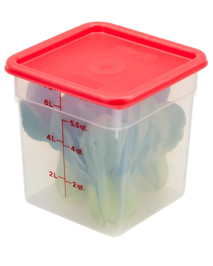 Hộp Đựng Thực Phẩm Vuông Cambro 8SFSPP190 7.6 lít - CamSquare®, Trong Mờ