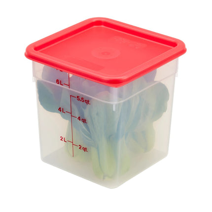 Hộp Đựng Thực Phẩm Vuông Cambro 8SFSPP190 7.6 lít - CamSquare®, Trong Mờ