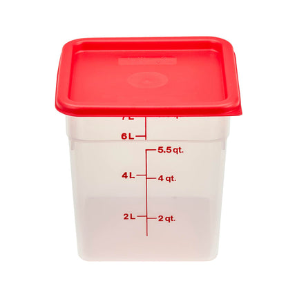 Hộp Đựng Thực Phẩm Vuông Cambro 8SFSPP190 7.6 lít - CamSquare®, Trong Mờ