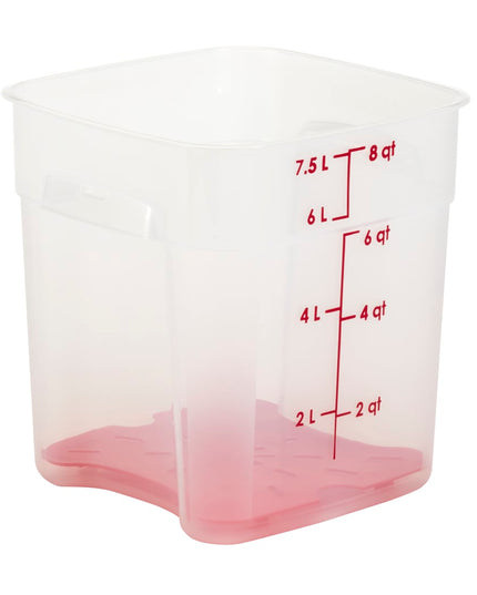 Hộp Đựng Thực Phẩm Vuông FreshPro Cambro 8SFSPROPP190 7.6 lít - CamSquare®, Polypropylene, Trong Mờ