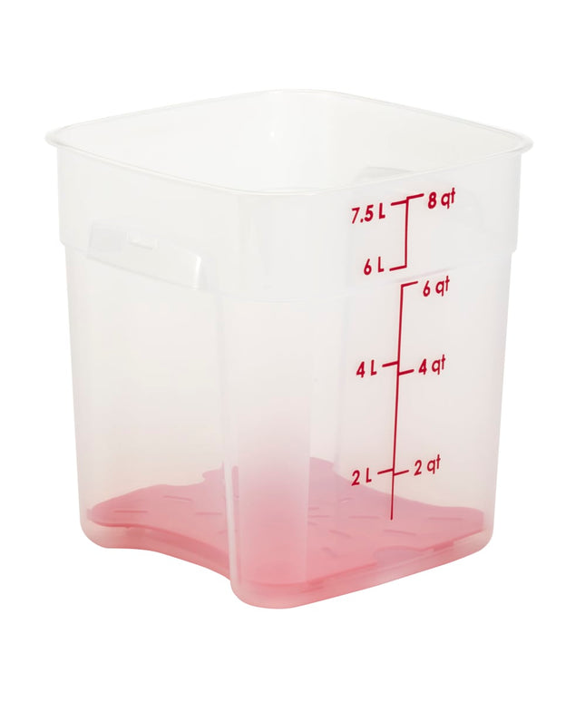 Hộp Đựng Thực Phẩm Vuông FreshPro Cambro 8SFSPROPP190 7.6 lít - CamSquare®, Polypropylene, Trong Mờ