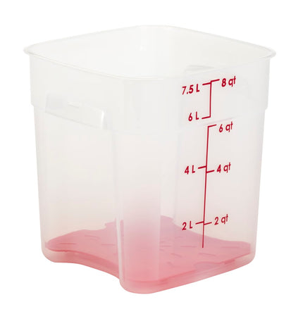 Hộp Đựng Thực Phẩm Vuông FreshPro Cambro 8SFSPROPP190 7.6 lít - CamSquare®, Polypropylene, Trong Mờ