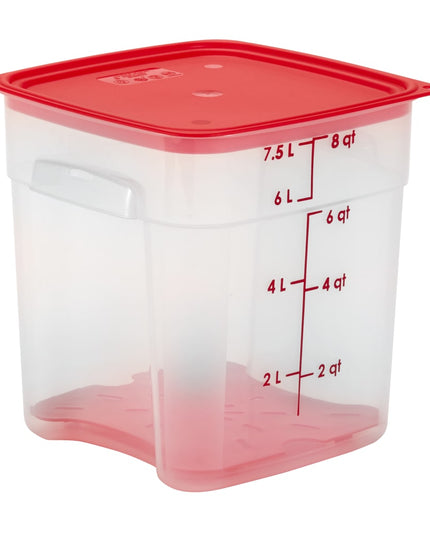 Hộp Đựng Thực Phẩm Vuông FreshPro Cambro 8SFSPROPP190 7.6 lít - CamSquare®, Polypropylene, Trong Mờ