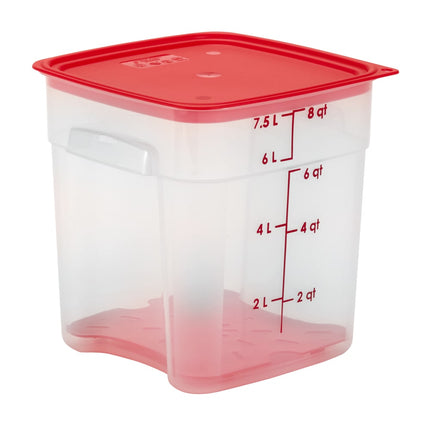 Hộp Đựng Thực Phẩm Vuông FreshPro Cambro 8SFSPROPP190 7.6 lít - CamSquare®, Polypropylene, Trong Mờ