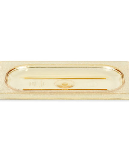Nắp Khay Thực Phẩm Cambro 90HPC150 H-Pan - Cỡ 1/9, Chống Dính, Phẳng, Màu Hổ Phách