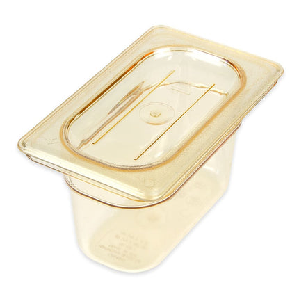 Nắp Khay Thực Phẩm Cambro 90HPC150 H-Pan - Cỡ 1/9, Chống Dính, Phẳng, Màu Hổ Phách