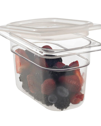Cambro 90PPCWSC190 Nắp Đậy Kín Khay Đựng Thực Phẩm Cỡ 1/9 - Nhựa, Trong Mờ