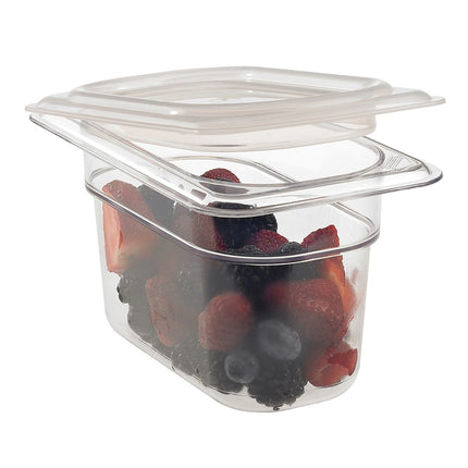 Cambro 90PPCWSC190 Nắp Đậy Kín Khay Đựng Thực Phẩm Cỡ 1/9 - Nhựa, Trong Mờ