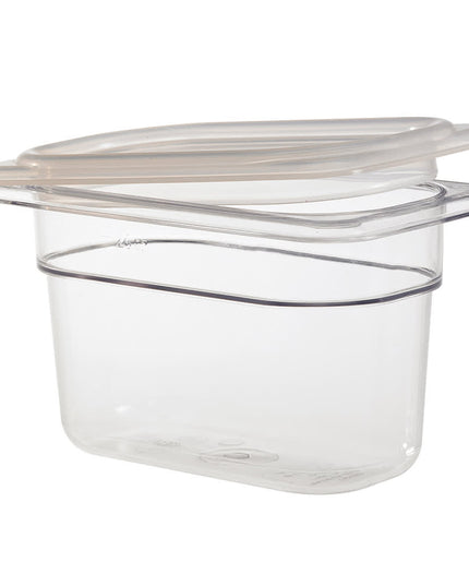 Cambro 90PPCWSC190 Nắp Đậy Kín Khay Đựng Thực Phẩm Cỡ 1/9 - Nhựa, Trong Mờ