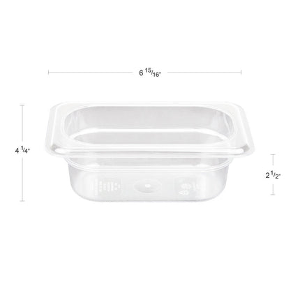 Khay Đựng Thực Phẩm Cambro 92CW135 Kích Thước 1/9 Sâu 6.35 cm