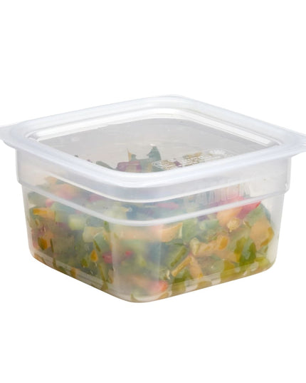 Hộp Đựng Thực Phẩm Vuông CamSquare® FreshPro Cambro HFSFSPROPP190 Dung Tích 1/1.9 lít - Nhựa Polypropylene, Trong Mờ