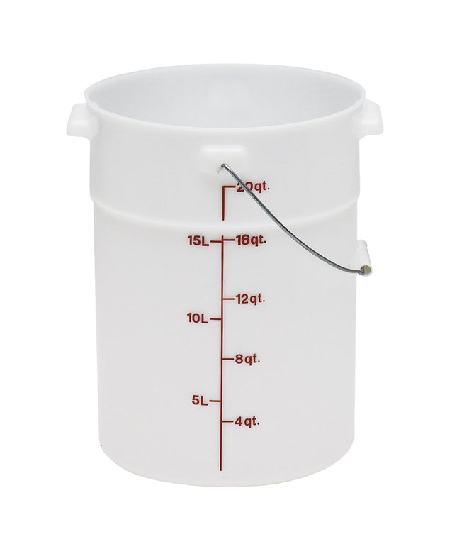 Cambro PWB22148 Xô 20.8 lít Quai Xách - Trắng Tự Nhiên