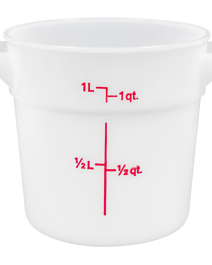 Hộp Đựng Thực Phẩm Tròn Cambro RFS1148 0.9 lít - Trắng Tự Nhiên