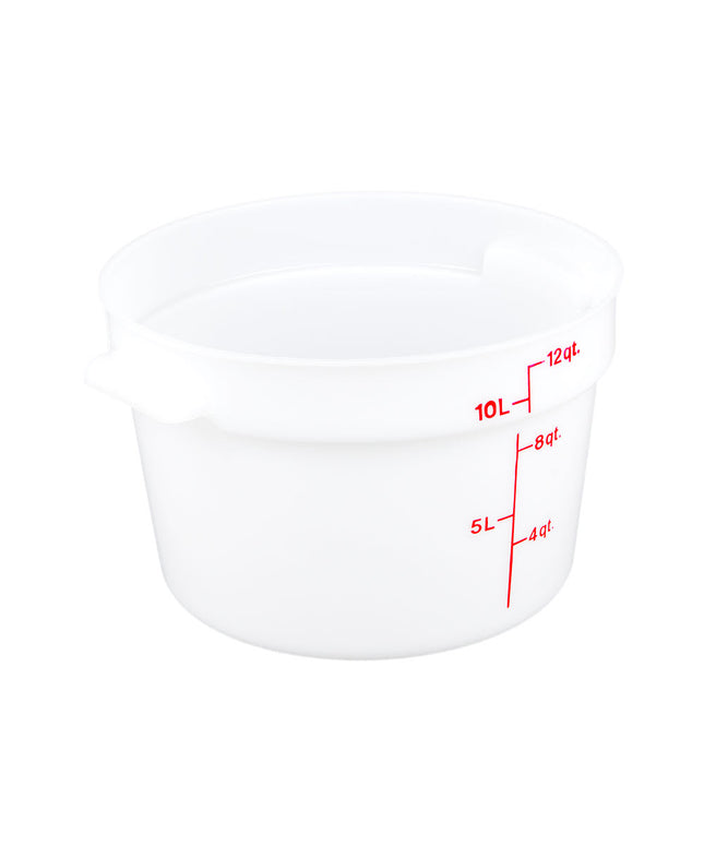 Hộp Đựng Thực Phẩm Tròn Cambro RFS12148 11.4 lít - Trắng Tự Nhiên