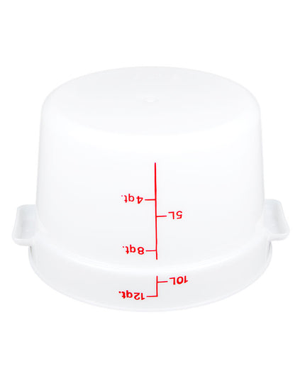 Hộp Đựng Thực Phẩm Tròn Cambro RFS12148 11.4 lít - Trắng Tự Nhiên