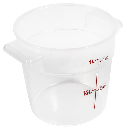 Hộp Đựng Thực Phẩm Tròn Cambro RFS1PP190 0.9 lít - Trong Mờ