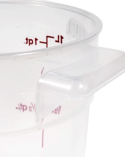 Hộp Đựng Thực Phẩm Tròn Cambro RFS1PP190 0.9 lít - Trong Mờ