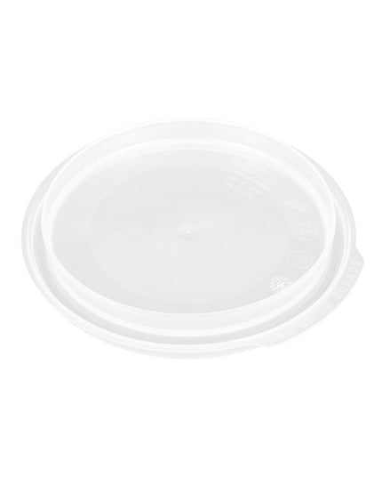 Cambro RFS1SCPP190 Camwear Nắp Đậy Kín Tròn Cho Hộp Đựng Trong Suốt 0.9 lít, Trong Mờ