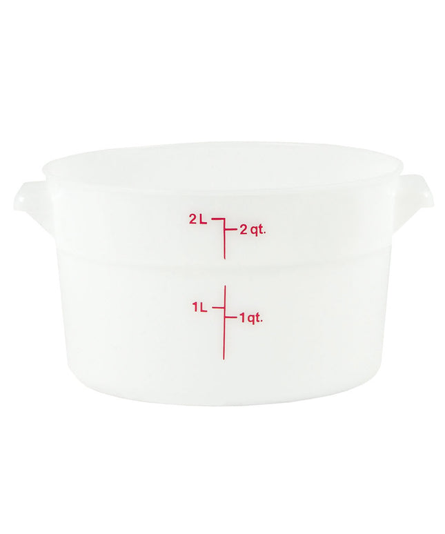 Hộp Đựng Thực Phẩm Tròn Cambro RFS2148 1.9 lít - Trắng Tự Nhiên