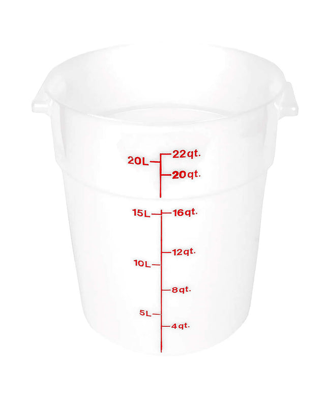 Cambro RFS22148 Hộp Đựng Thực Phẩm Tròn 20.8 lít - Trắng Tự Nhiên