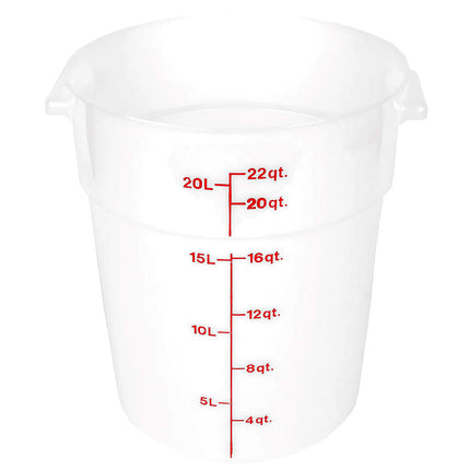 Cambro RFS22148 Hộp Đựng Thực Phẩm Tròn 20.8 lít - Trắng Tự Nhiên