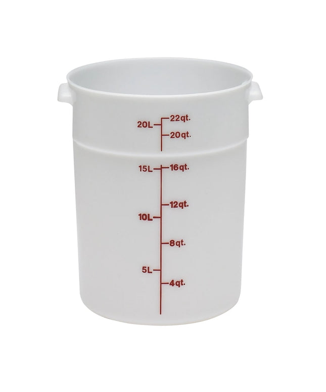 Cambro RFS22148 Hộp Đựng Thực Phẩm Tròn 20.8 lít - Trắng Tự Nhiên