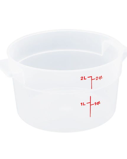 Hộp Đựng Thực Phẩm Tròn Cambro RFS2PP190 1.9 lít - Trong Mờ