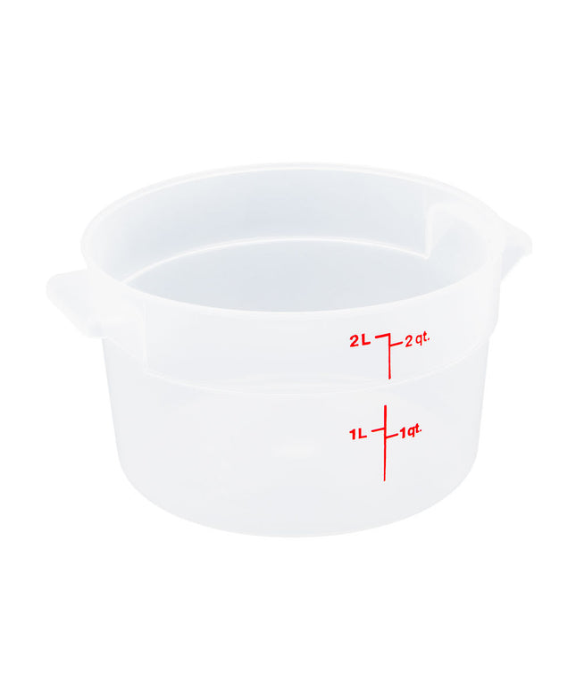 Hộp Đựng Thực Phẩm Tròn Cambro RFS2PP190 1.9 lít - Trong Mờ