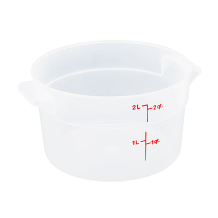 Hộp Đựng Thực Phẩm Tròn Cambro RFS2PP190 1.9 lít - Trong Mờ