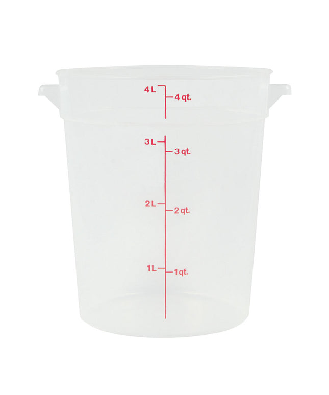 Cambro RFS4PP190 Hộp Đựng Thực Phẩm Tròn 3.8 lít - Trong Mờ