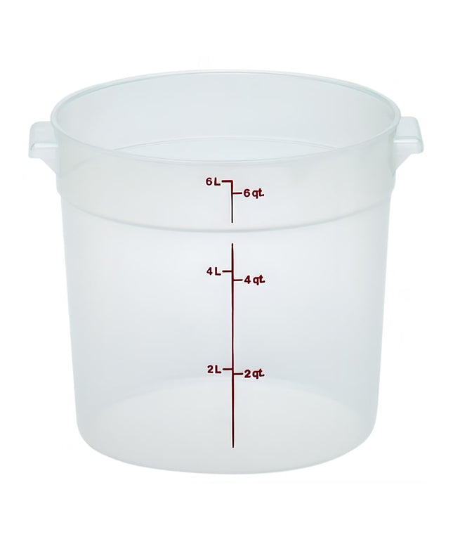 Cambro RFS6PP190 Hộp Đựng Thực Phẩm Tròn 5.7 lít - Trong Mờ