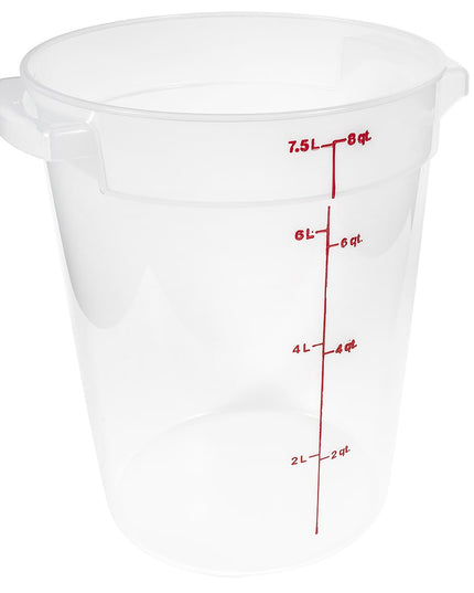 Hộp Đựng Thực Phẩm Tròn Cambro RFS8PP190 7.6 lít - Trong Mờ