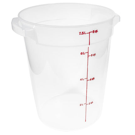 Hộp Đựng Thực Phẩm Tròn Cambro RFS8PP190 7.6 lít - Trong Mờ