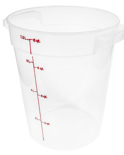 Hộp Đựng Thực Phẩm Tròn Cambro RFS8PP190 7.6 lít - Trong Mờ