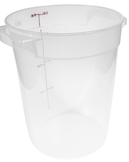 Hộp Đựng Thực Phẩm Tròn Cambro RFS8PP190 7.6 lít - Trong Mờ