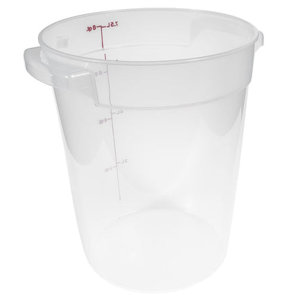 Hộp Đựng Thực Phẩm Tròn Cambro RFS8PP190 7.6 lít - Trong Mờ