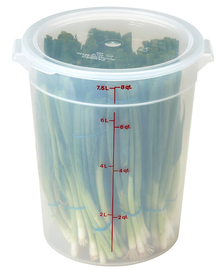 Hộp Đựng Thực Phẩm Tròn Cambro RFS8PP190 7.6 lít - Trong Mờ