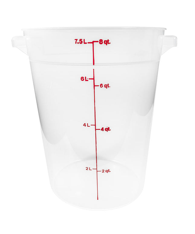 Hộp Đựng Thực Phẩm Tròn Cambro RFS8PP190 7.6 lít - Trong Mờ