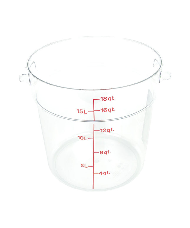 Cambro RFSCW18135 Hộp Đựng Thực Phẩm Tròn Camwear 17 lít - Trong Suốt