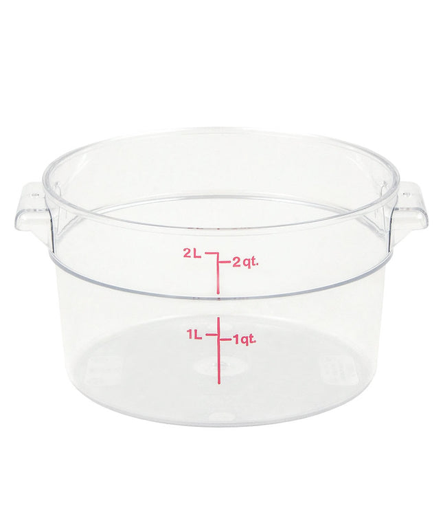 Hộp Đựng Thực Phẩm Tròn Cambro RFSCW2135 1.9 lít Camwear - Trong Suốt