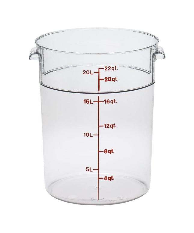 Cambro RFSCW22135 Hộp Đựng Thực Phẩm Tròn Camwear 20.8 lít - Trong Suốt