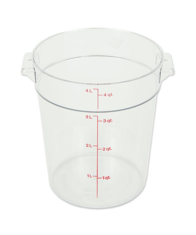 Hộp Đựng Thực Phẩm Tròn Cambro RFSCW4135 3.8 lít Camwear - Trong Suốt