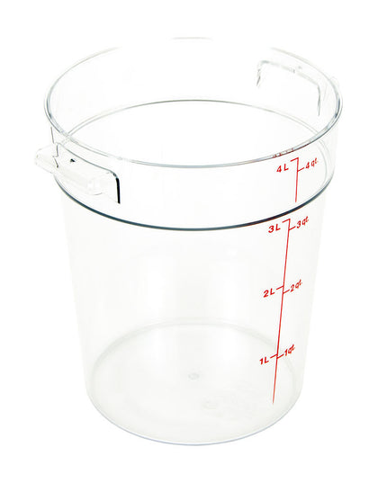 Hộp Đựng Thực Phẩm Tròn Cambro RFSCW4135 3.8 lít Camwear - Trong Suốt