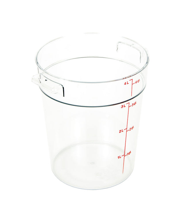 Hộp Đựng Thực Phẩm Tròn Cambro RFSCW4135 3.8 lít Camwear - Trong Suốt