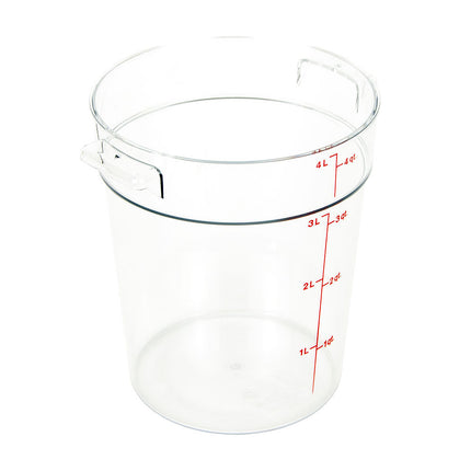 Hộp Đựng Thực Phẩm Tròn Cambro RFSCW4135 3.8 lít Camwear - Trong Suốt