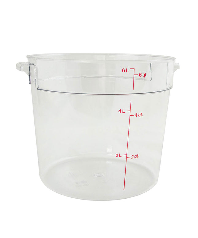 Cambro RFSCW6135 Hộp Đựng Thực Phẩm Tròn Camwear 5.7 lít - Trong Suốt
