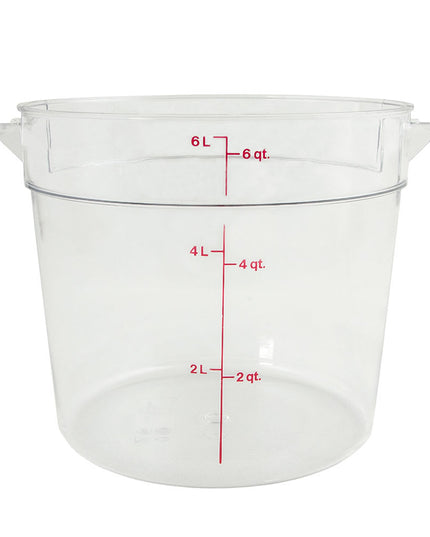 Cambro RFSCW6135 Hộp Đựng Thực Phẩm Tròn Camwear 5.7 lít - Trong Suốt
